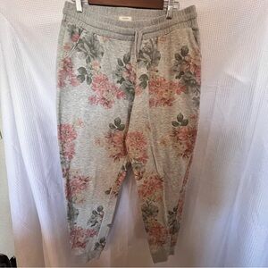 Grey Maurice’s floral jogger R